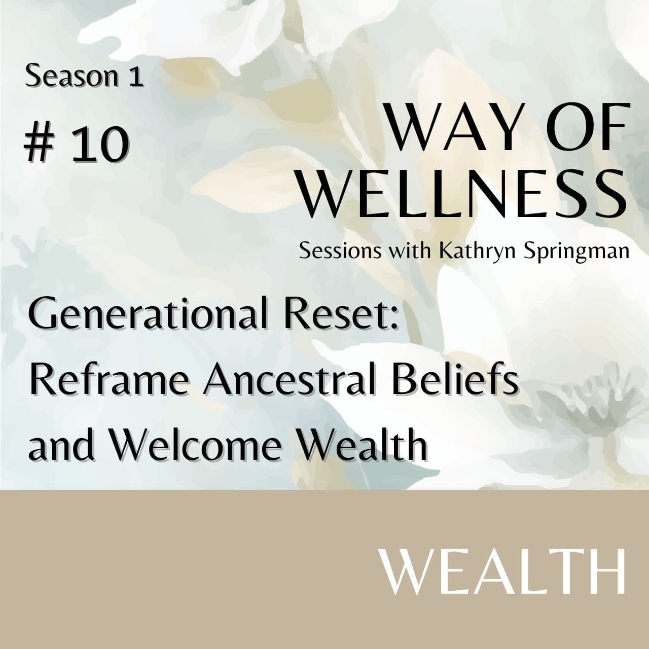 Cover for Ep 1.10 Generational Reset: Reframe Ancestral Beliefs and Welcome Wealth